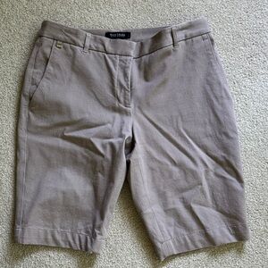 White House Black Market Women's Taupe Bermudas
